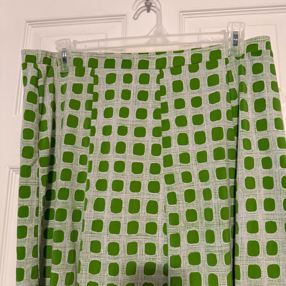 George Green Squares A-Line Midi Skirt - Picture 4 of 8